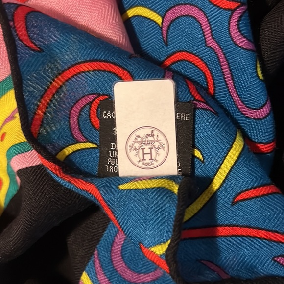 NWT Hermes Cashmere Shawl - Picture 9 of 13